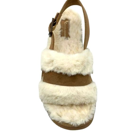 Koolaburra Fuzz'd Out Adjustable Sandal - Picture 2 of 7